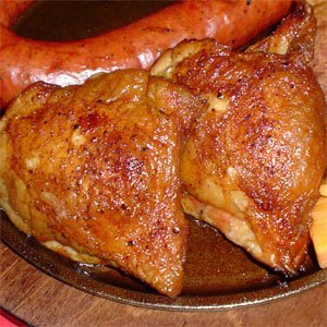 Grilled chicken breast (bone in)